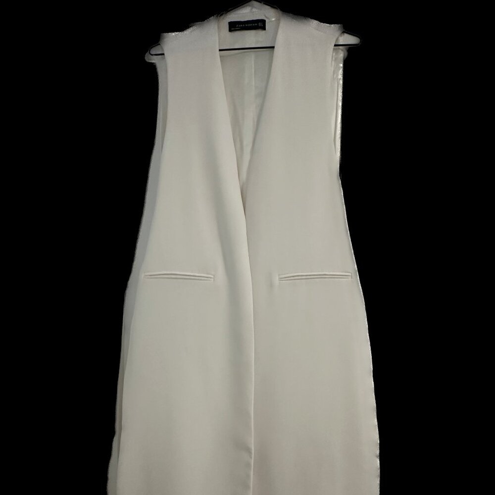 Zara long vest Size S